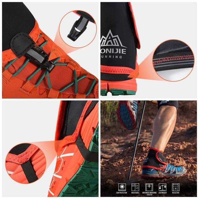 Gaiter Lari/Hiking Anti Pasir Aonijie E4417 E940 E941 Pelindung Kaki