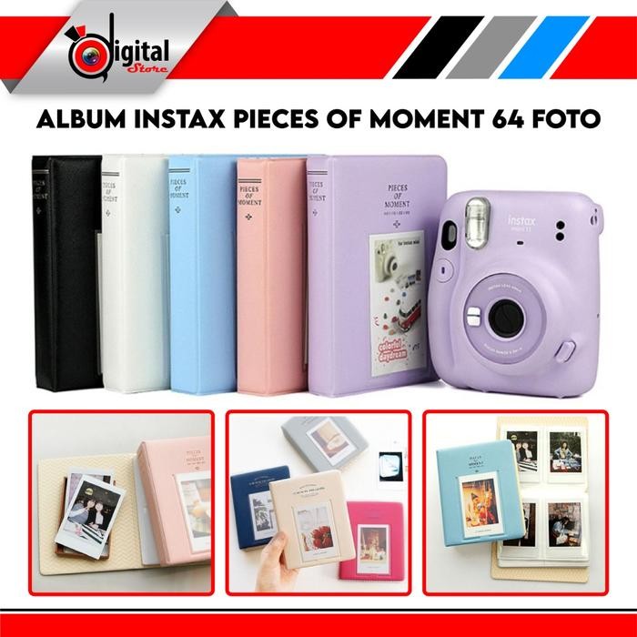 PROMO ALBUM INSTAX PIECES OF MOMENT 64 FOTO MINI ALBUM INSTAX - SHOPEE