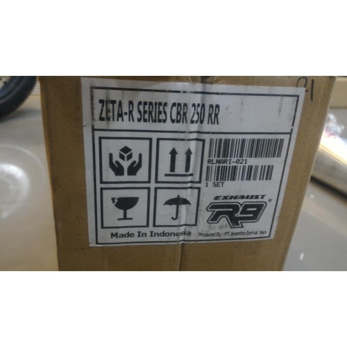 Limited Knalpot R9 Cbr 250 Rr Zeta Terlariss 