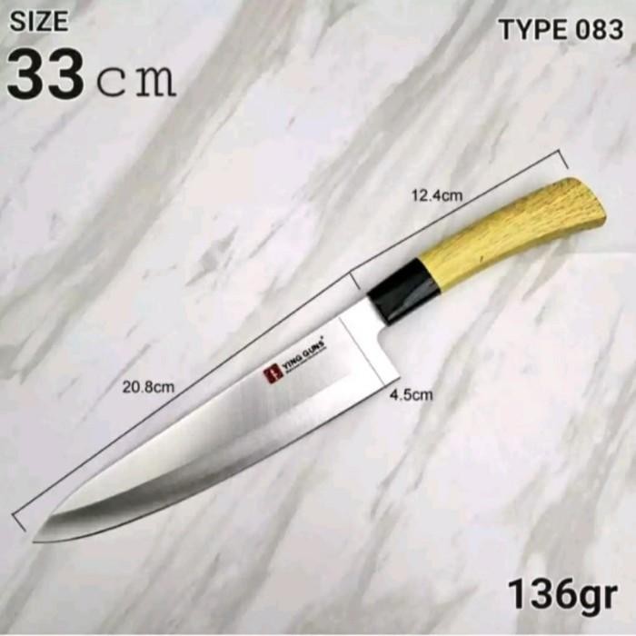 Pisau Dapur Stainless Chef Knife Ying Guns