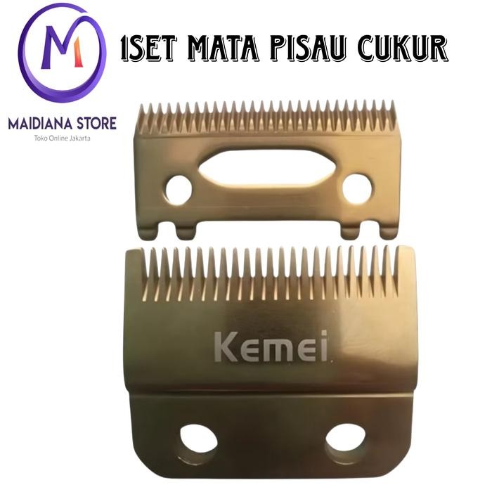 Mata Pisau KEMEI Sparepart KEMEI Pisau cukur GOLD Original 1986 1987 1997