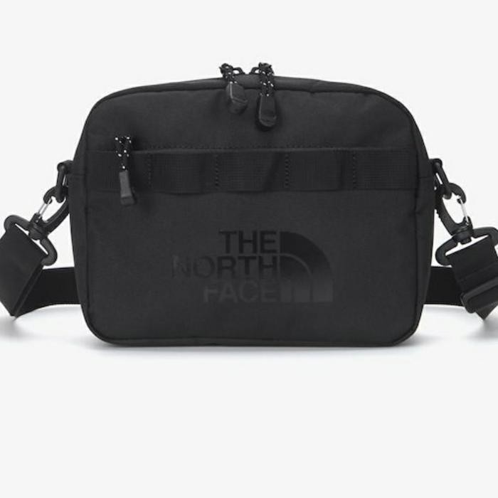 THE NORTH FACE WL LOGO CROSS BAG S BLACK TAS SELEMPANG TAS HIKING