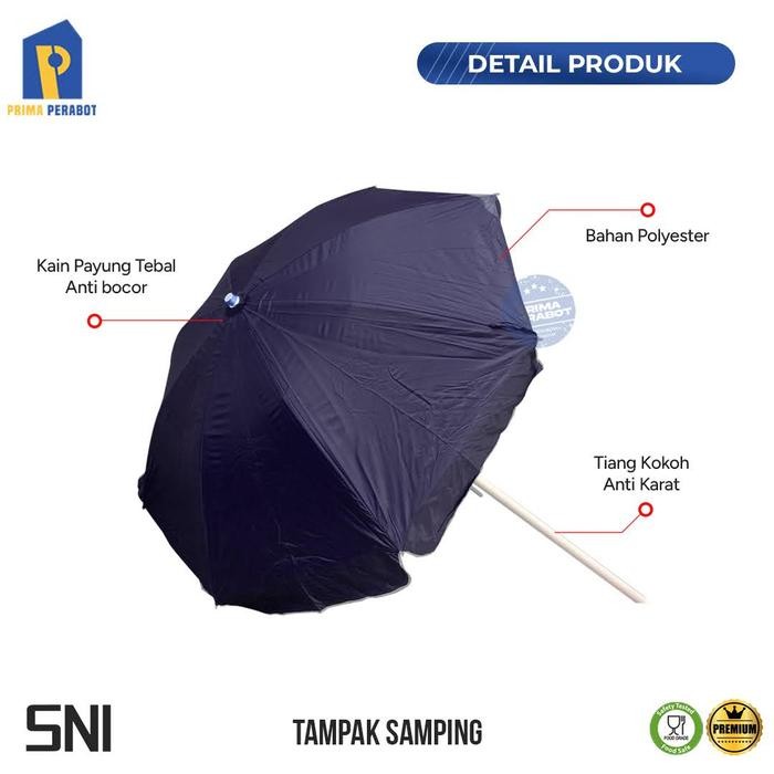 Payung Tenda 2 Lapis Payung Taman Pantai UV Series Winpu 120Cm/48Inch