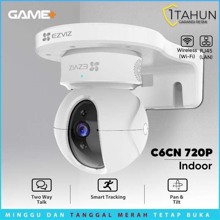 EZVIZ C6CN 720P CCTV FREE WALLMOUNT WiFi / C6CN BERGARANSI RESMI