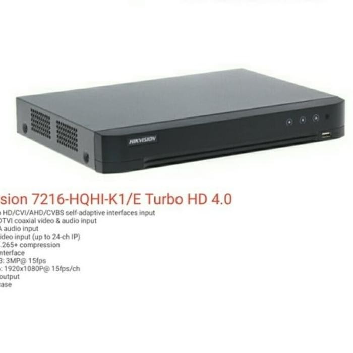 DVR 16 CHANNEL HIKVISION 7216 HQHI K1/E DVR HIKVISION 5MP