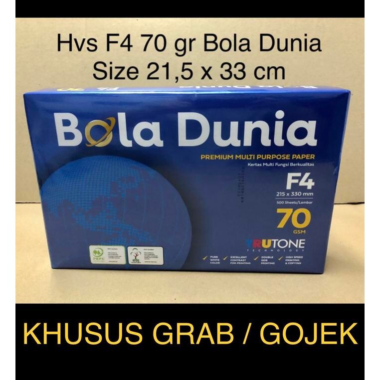 

Bisa Termin! Hva F4 70 Gr Merk Bola Dunia ( Rim ) Khusus Grab / Gojek