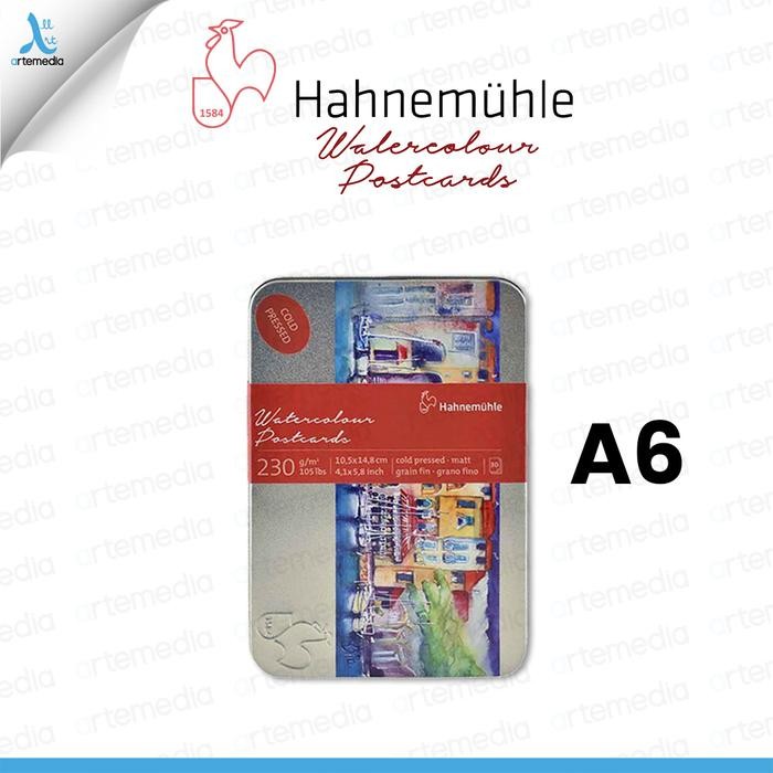 

Kertas Cat Air Hahnemuhle A6 Postcard Watercolor Paper Metal Box