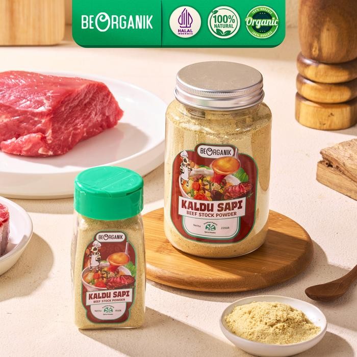 

NEW PRODUK BEORGANIK BEEF STOCK POWDER (NON MSG) / KALDU SAPI BUBUK SOUP REE RAIN553