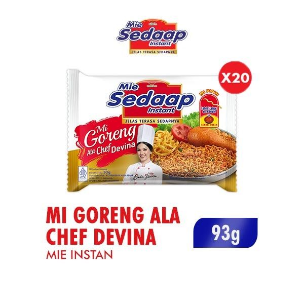 

Pilihan- Sedaap Mie Instan Goreng Ala Chef Bag 93Gr X20