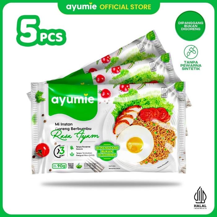 

Pilihan- Ayumie Mie Goreng Sehat Rasa Ayam - Isi 5 Pack (Aman Dengan Kemasan Kardus) Instan