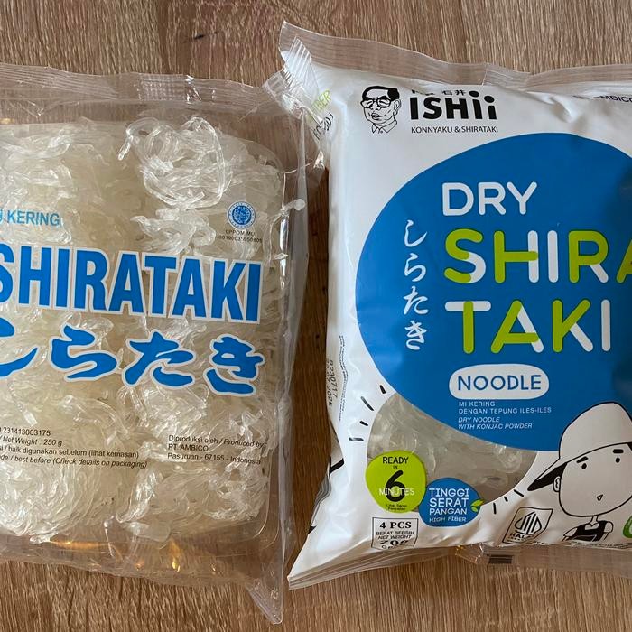 

Pilihan- Mie Shirataki Kering Isi 10 Butir