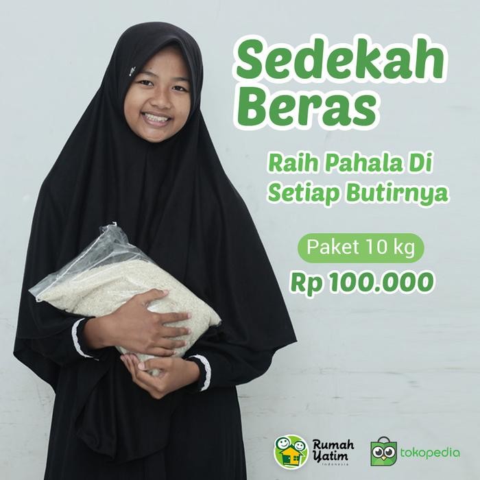 

Pilihan- Donasi Sedekah Beras 10 Kg Rumah Yatim