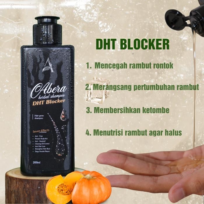 PROMO ABERA HERBAL SHAMPOO DHT - MENGURANGI RAMBUT RONTOK, MENEBALKAN & MEMPERKUAT AKAR RAMBUT