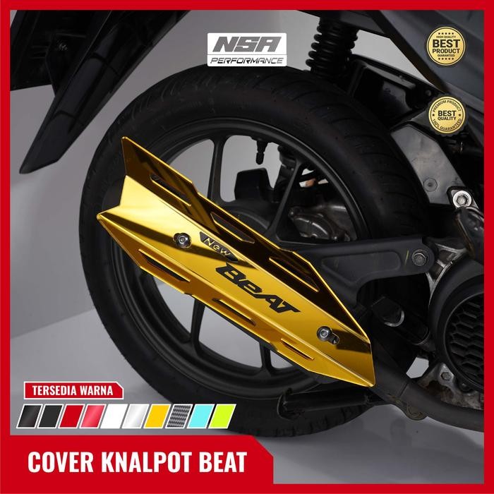 TERLARIS COVER KNALPOT BEAT AKSESS MOTOR BEAT TUTUP COVER TNG KNALPOT BEAT TUTUP KNALPOT BEAT 2014