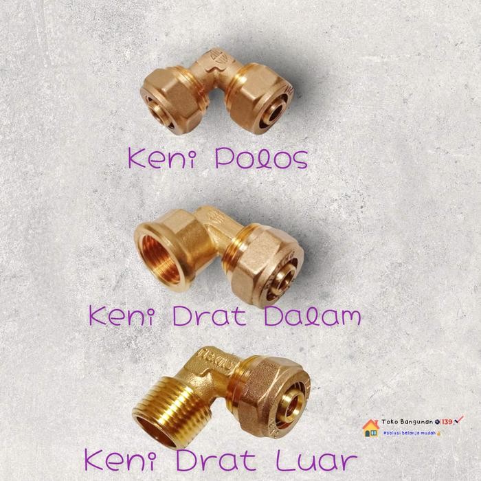 ready Keni Rifeng Kuning /Knee Sambungan Pipa Air Panas /Elbow