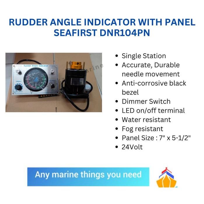 Rudder Angle Indicator Seafirst Dnr104Pn / Ruder Angle Panel Dnr-104Pn Seafirst Made In Korea