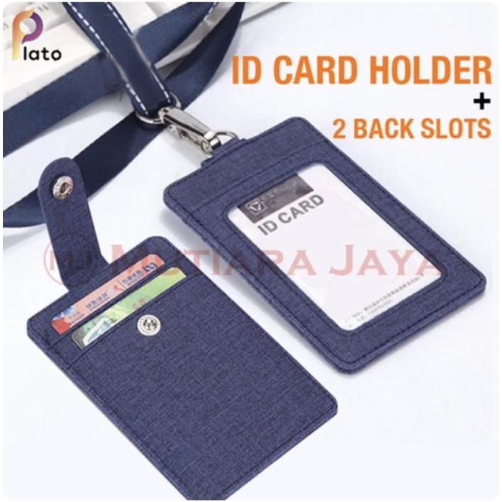 

jjm - PLATO Tempat Kartu ID Name Tag ID Card Holder