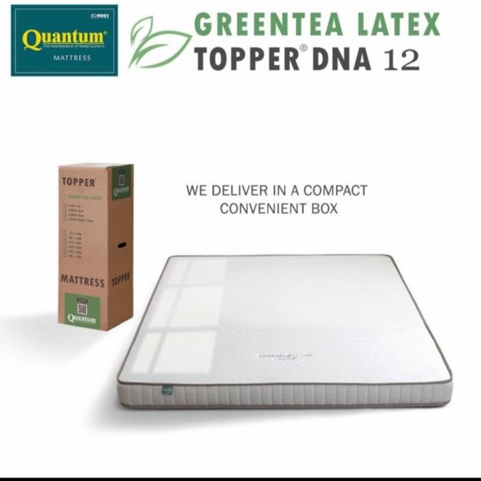 Quantum Topper Greentea Latex DNA 12 cm 180x200