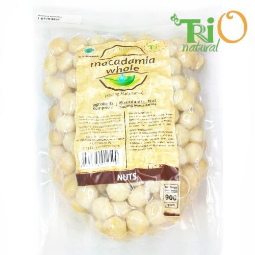 

Trio Natural Kacang Macadamia Mentah 900 Gram - Makanan Ringan Sehat dengan Omega-7 & Vitamin E