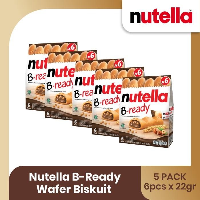 

Nutella B-Ready Wafer Biskuit 132gr - 5pcs