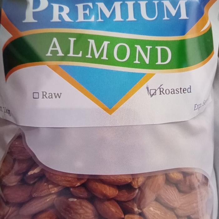 

Premium Almond California Roasted kemasan 1kg