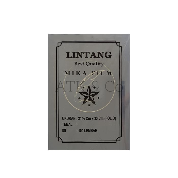 

Pilihan- Plastik Mika Jilid Bening Folio - Kertas Mika Folio Tipis