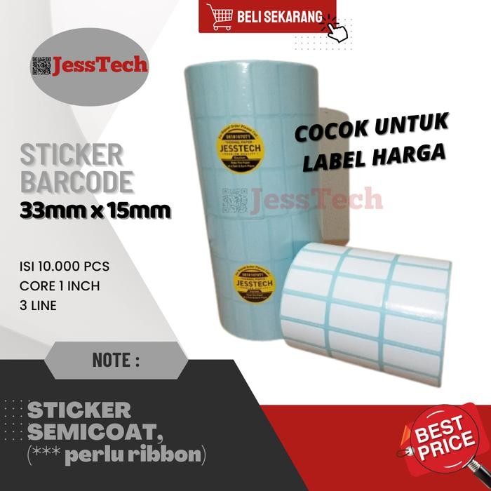 

Pilihan- Sticker Barcode Label 33 X 15Mm Isi 10.000Pcs/Roll Rp60.000