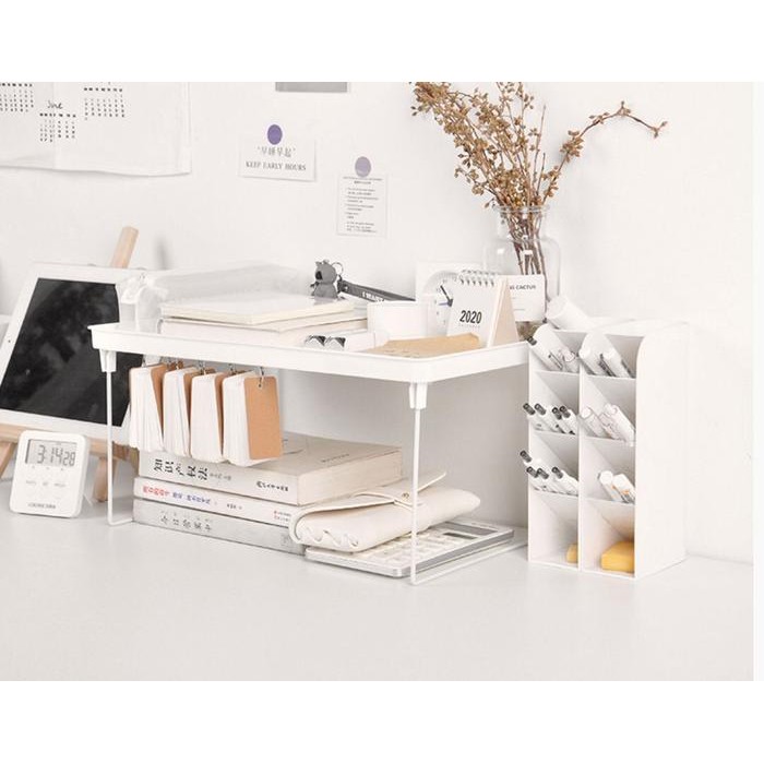 

Pilihan- Desktop Stationery Rak Organiser Lipat