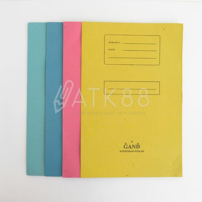 

Pilihan- Map Kertas File Dokumen Gand Stop Map / Stopmap Folio 5002 (50 Pcs)