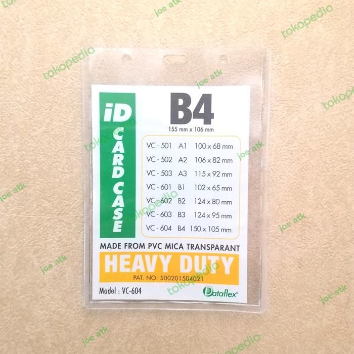 

Pilihan- Id Card Holder Id Card Case Dataflex B4 Heavy Duty. Nametag Plastik.