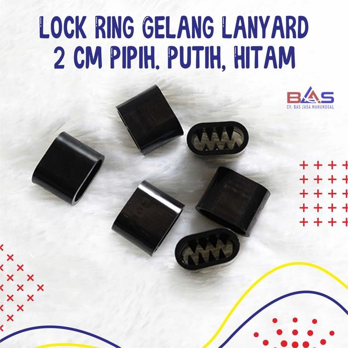 

Pilihan- Lock Ring Untuk Gelang Lanyard Ukuran 2 Cm - Pipih, Hitam & Putih Qty 500 Pcs