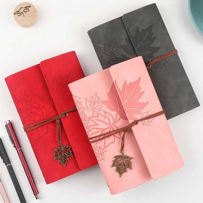 

Buku Catatan Harian Binder Kulit Retro Maple Leaf - Ld-A1 Kertas Sekolah Kode 848