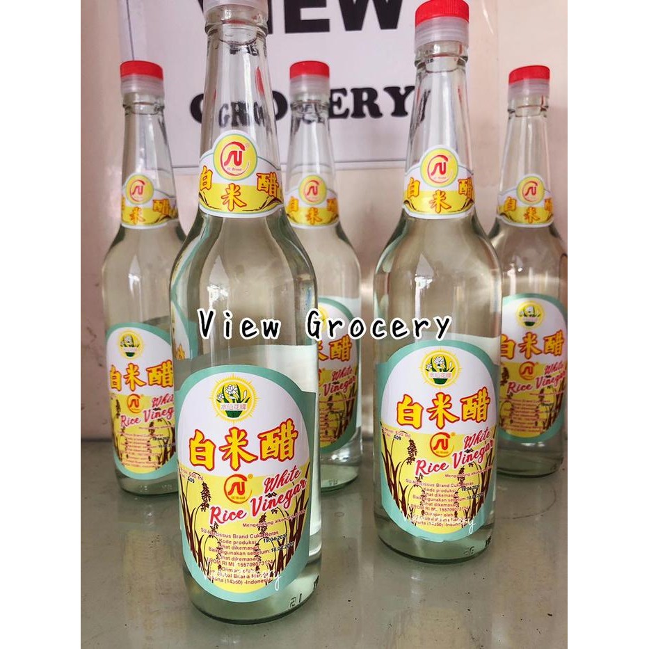 Pilihan- Cuka Beras/Cuka Putih /Rice Vinegar Narcissus/White Rice Vinegar 600Ml