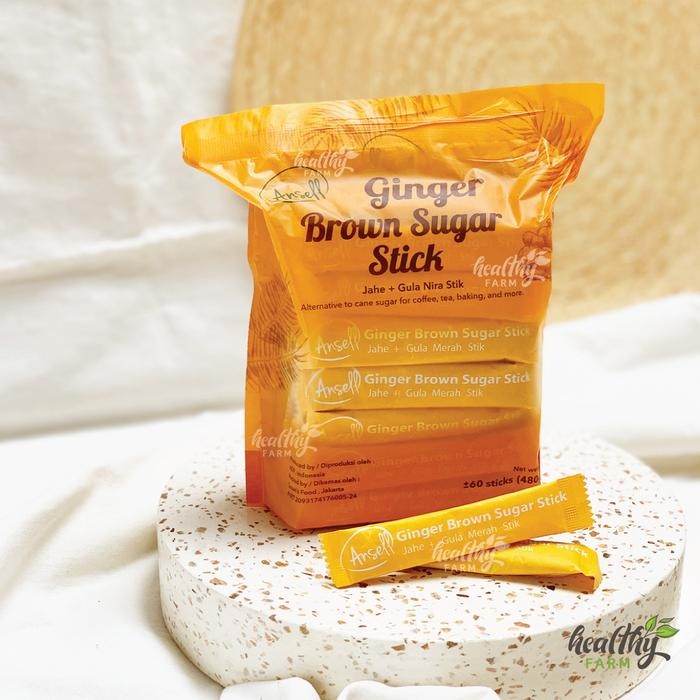 

Pilihan- Ansell Ginger Brown Sugar Stick / Jahe Gula Merah Bubuk Stik 480G