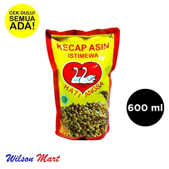 

Pilihan- Kecap Asin Cap Hati Angsa 600 Ml Refill