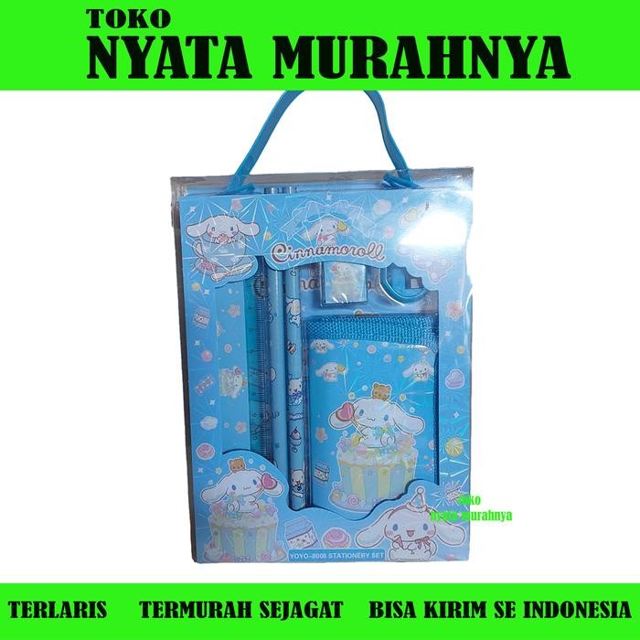 

Bisa Gosend! Paket Alat Tulis Anak Stationery Study Set Motif Cinnamoroll