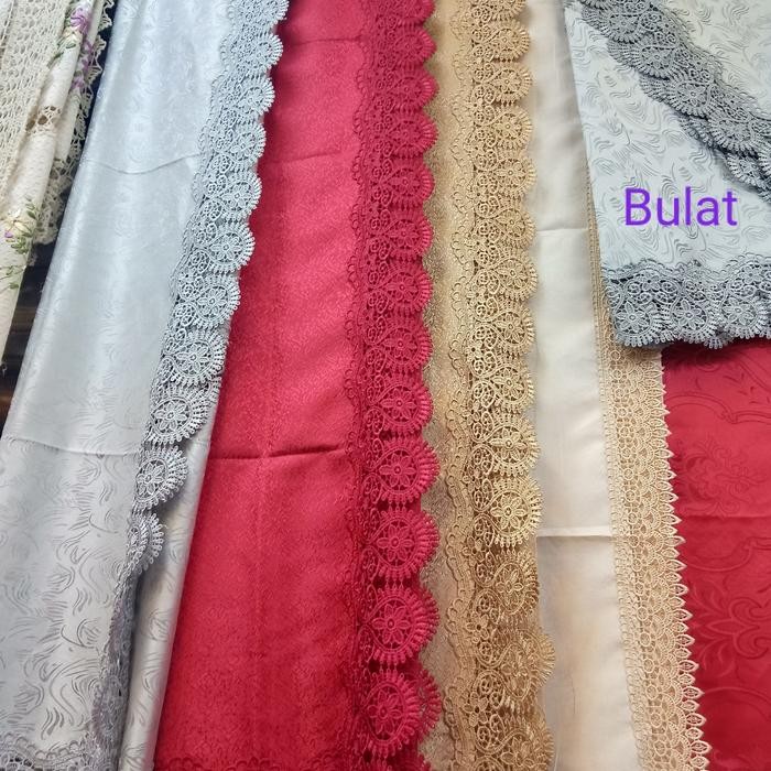 Taplak Meja Makan 6 Kursi Persegi Panjang