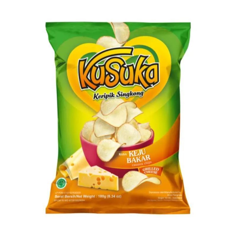 

Kusuka Kripik Singkong Keju Bakar 180G