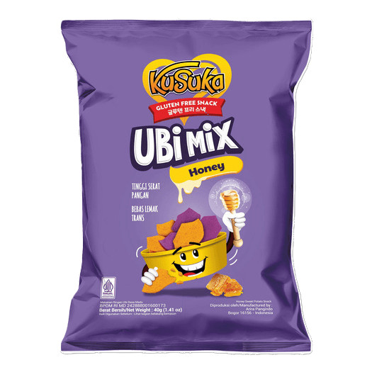 

Kusuka Kripik Ubi Mix Honey 40G