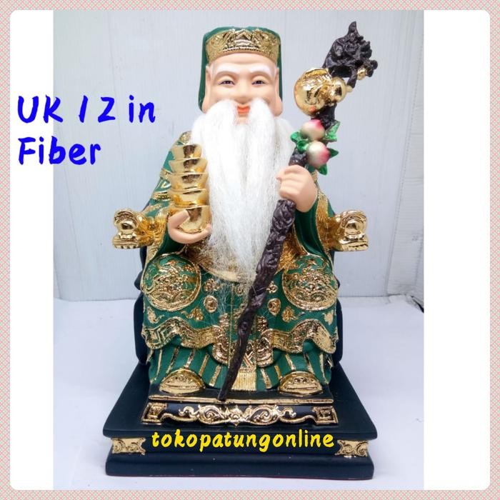 Patung Dewa Bumi Hoktek Tecukong 12In Hijau