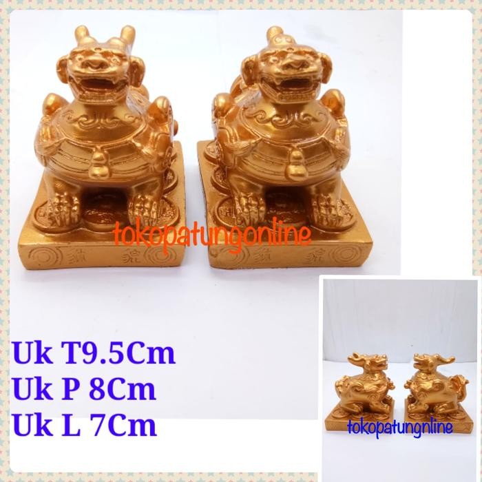 Patung Pixiu Tanduk 1 Dan Pixiu Tanduk 2 Fiber