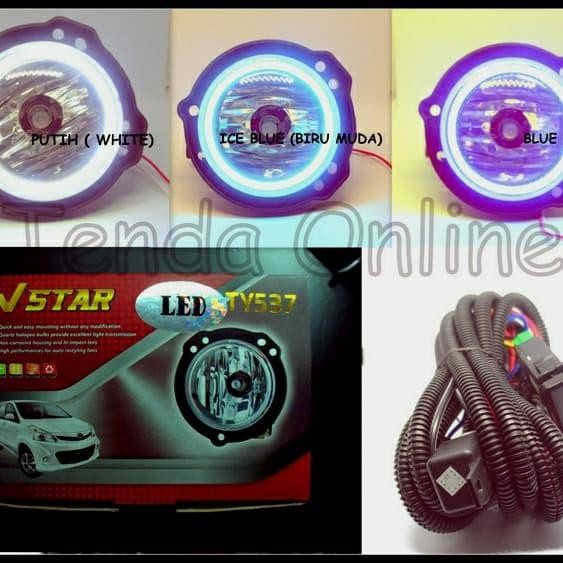 New Foglamp/Lampu Kabut+Ring Led, Avanza Xenia 2012-2018, Calya Sigra Terlariss 
