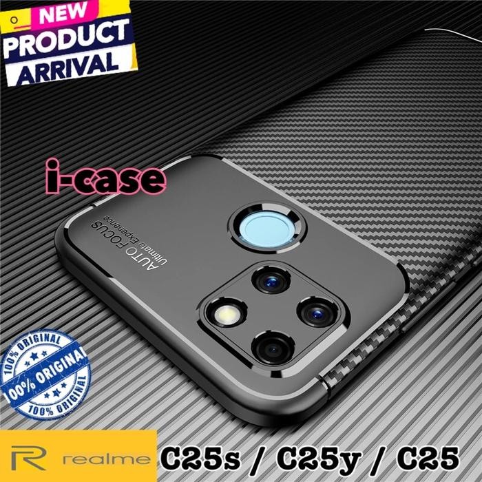 Realme C25S Carbon Style Soft Case casing cover REALME C25 C25y C 25