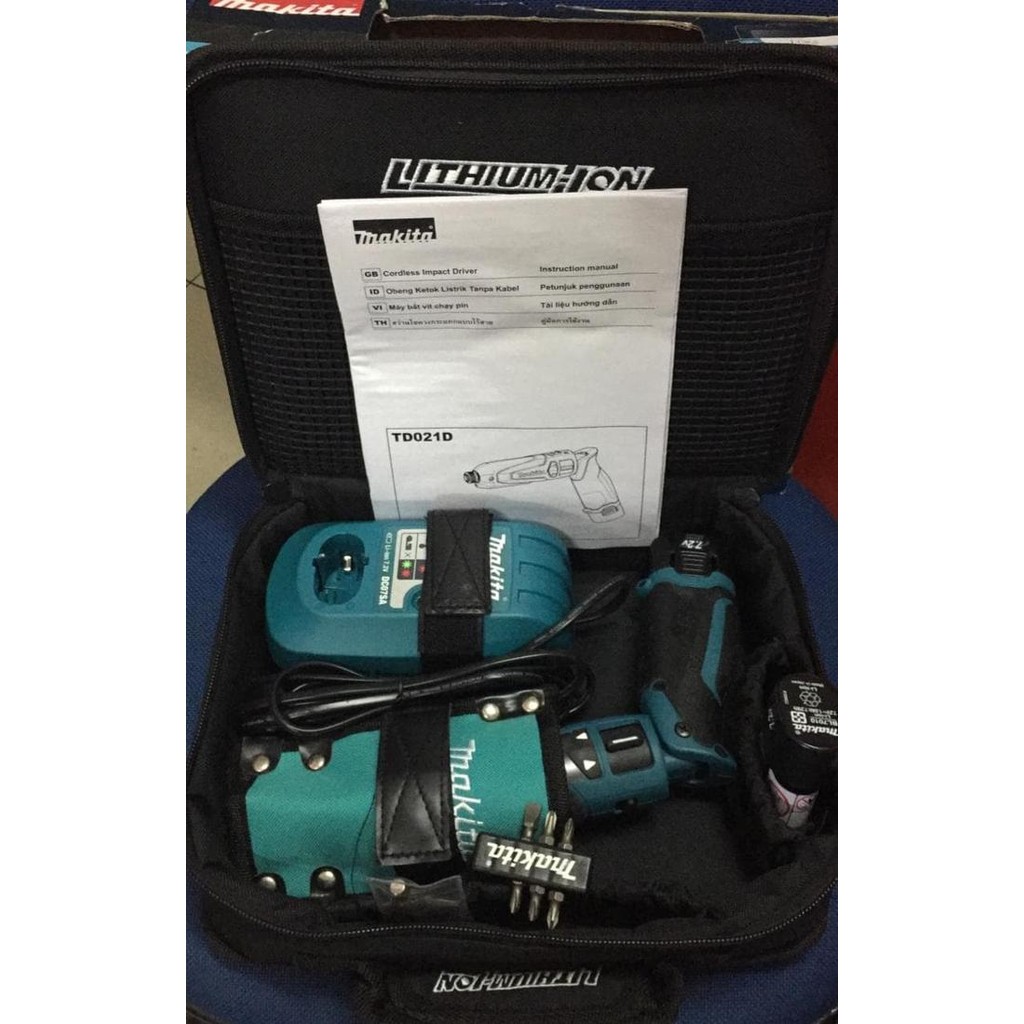 Mesin Impact Drill Battery Makita TD 022 D