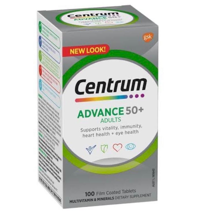Centrum Advance 50+ isi 100 tablet