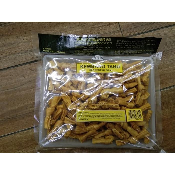 

ASLI Kembang tahu kering TTS berbentuk pita 350gr READY STOCK