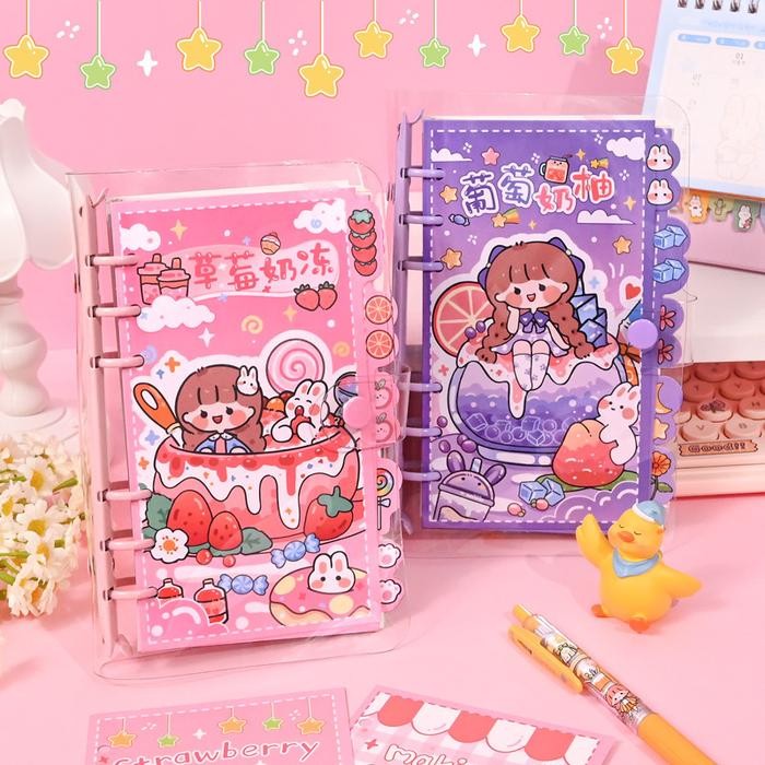 

BUKU DIARY BINDER JOURNAL PLANNER ANAK TRANSPARAN BUKU CATATAN HARIAN