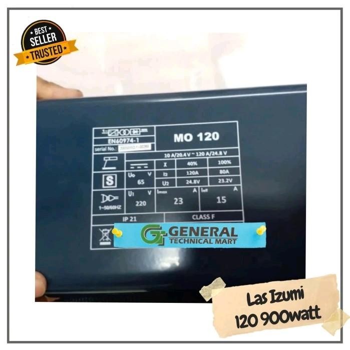 IZUMI mesin las max 120 A 900 watt terbaik trafo las IGBT newmodel