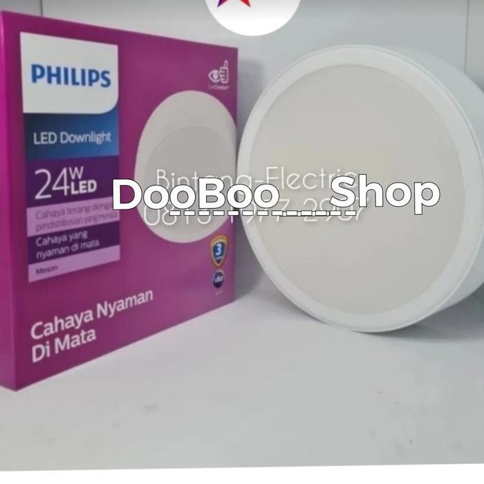 lampu led downlight phillips 24 watt outbow