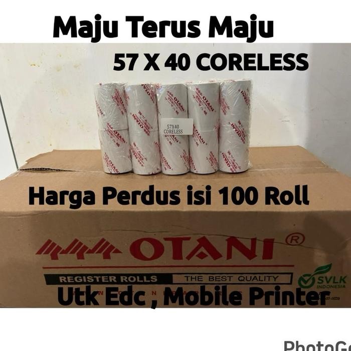 

Terbaru Otani Kertas Thermal Struk 57X40, Harga Perdus